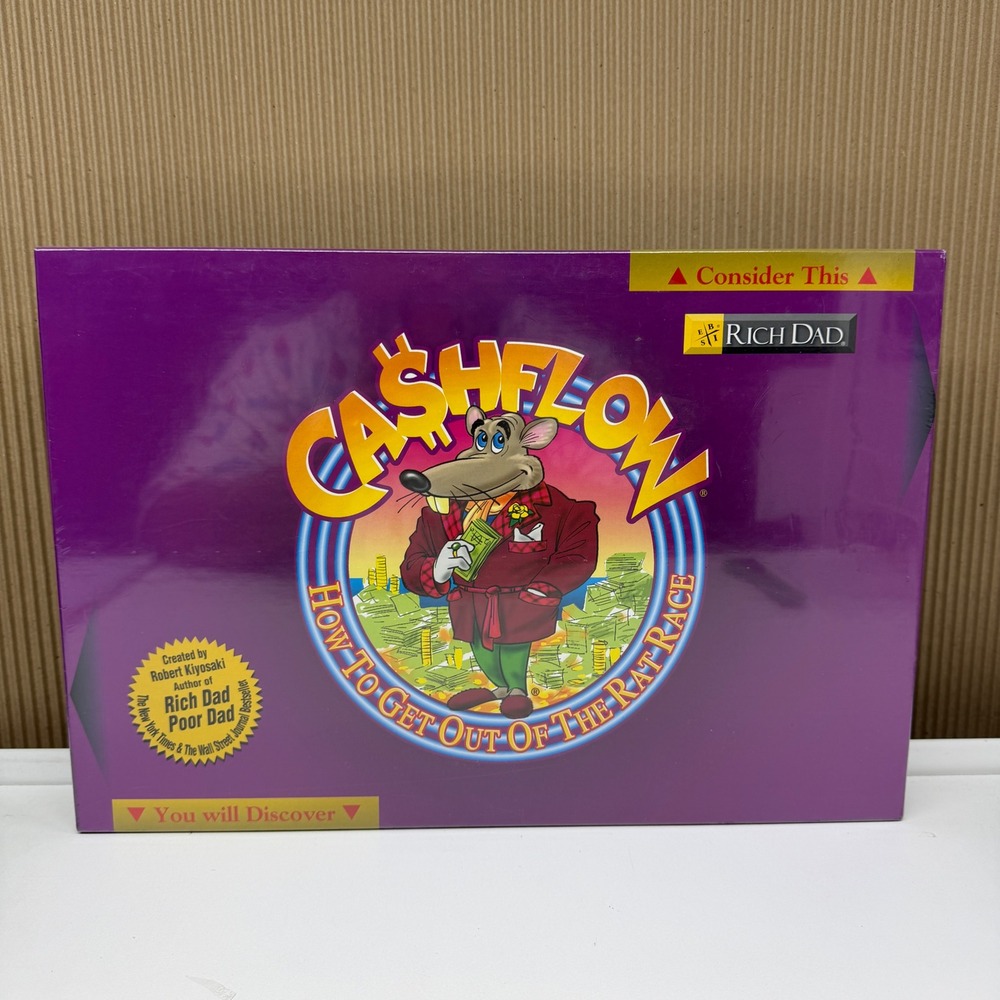 CASHFLOW 101 Board Game Rich Dad Poor Dad Robert Kiyosaki Investing New Sealed